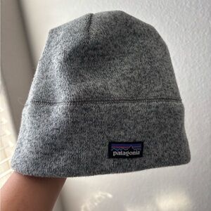 Patagonia Heather Gray Knit Hat